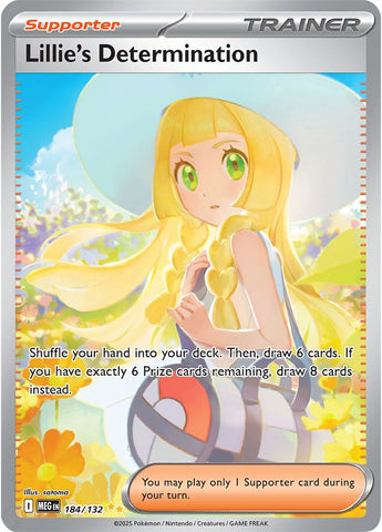 Lillie's Determination (184/132) (ME01: Mega Evolution)