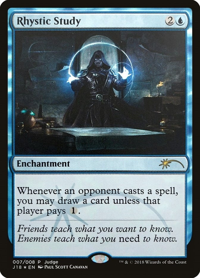 Image for Rhystic Study (7) [Judge Promos]