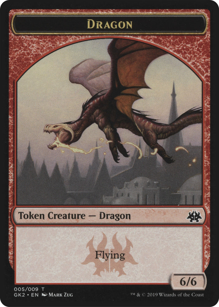 Image for Dragon // Goblin Double-Sided Token (5 // 6) [Ravnica Allegiance: Guild Kits]