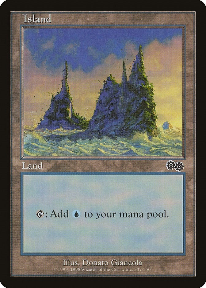 Image for Island (337) (337) [Urza's Saga]