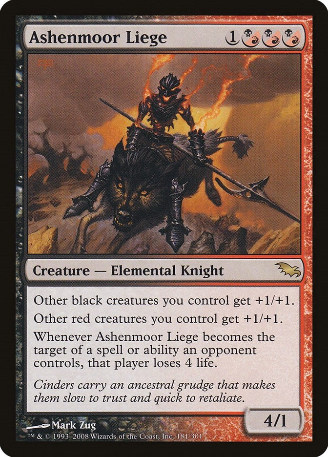 Image for Ashenmoor Liege (181) [Shadowmoor]