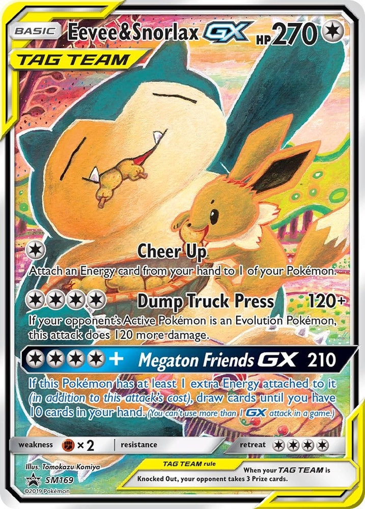 Image for Eevee & Snorlax GX - SM169 (SM169) [SM Promos]
