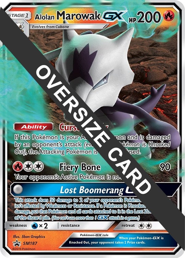 Image for Alolan Marowak GX (SM187) [Jumbo Cards]