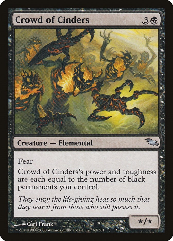 Image for Crowd of Cinders (63) [Shadowmoor]
