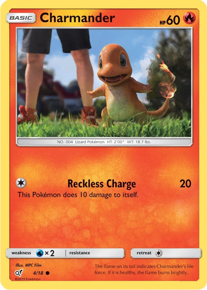 Image for Charmander (Holo Common) (4/18) [Detective Pikachu]