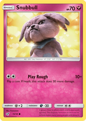 Image for Snubbull (Holo Common) (15/18) [Detective Pikachu]
