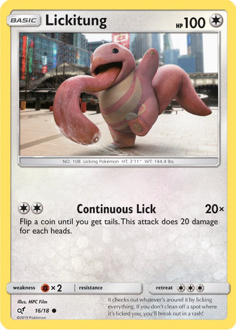 Image for Lickitung (Holo Common) (16/18) [Detective Pikachu]