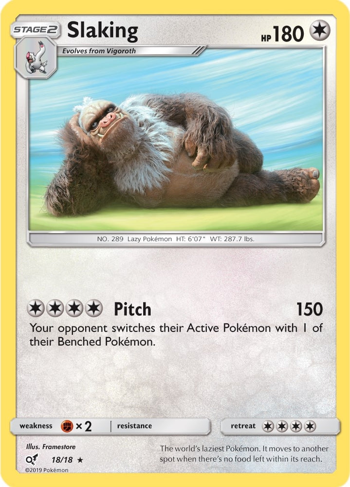 Image for Slaking (18/18) [Detective Pikachu]