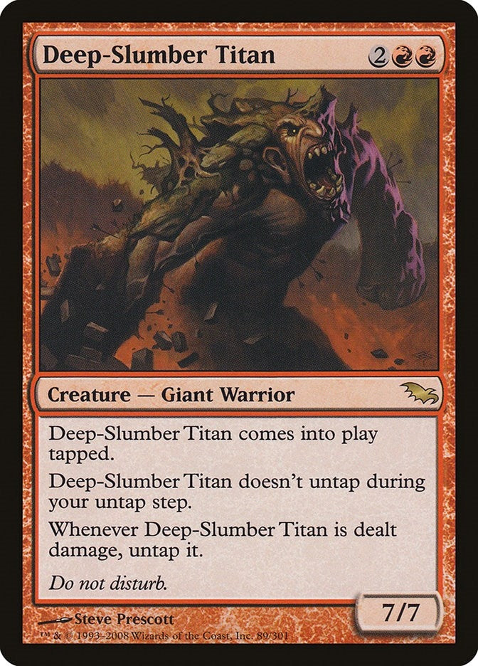 Image for Deep-Slumber Titan (89) [Shadowmoor]
