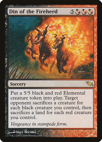 Image for Din of the Fireherd (184) [Shadowmoor]