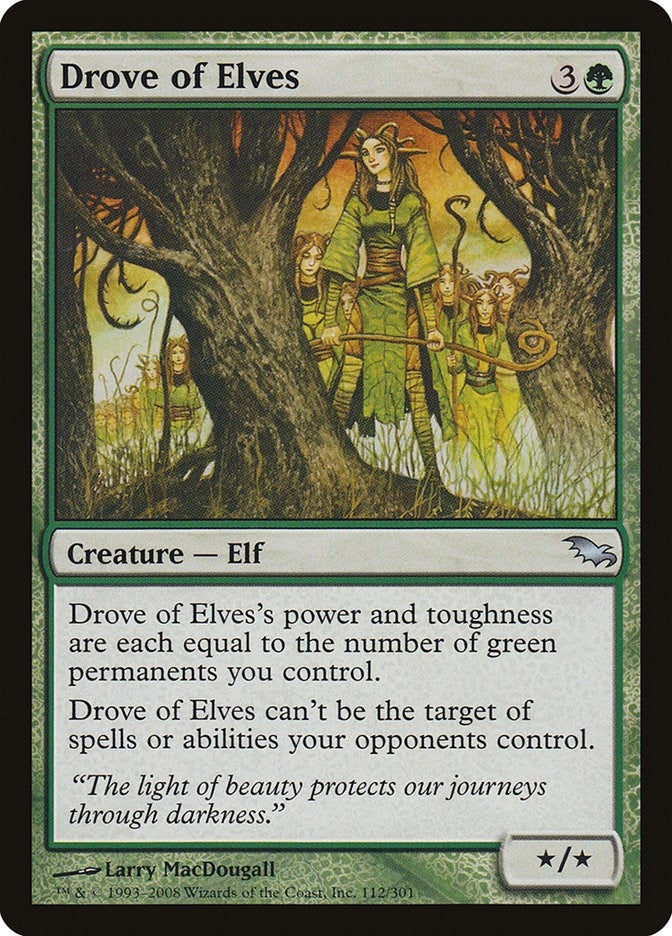 Image for Drove of Elves (112) [Shadowmoor]