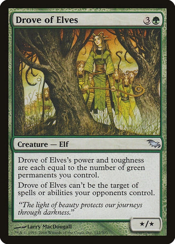 Image for Drove of Elves (112) [Shadowmoor]