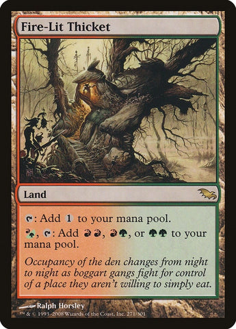 Image for Fire-Lit Thicket (271) [Shadowmoor]