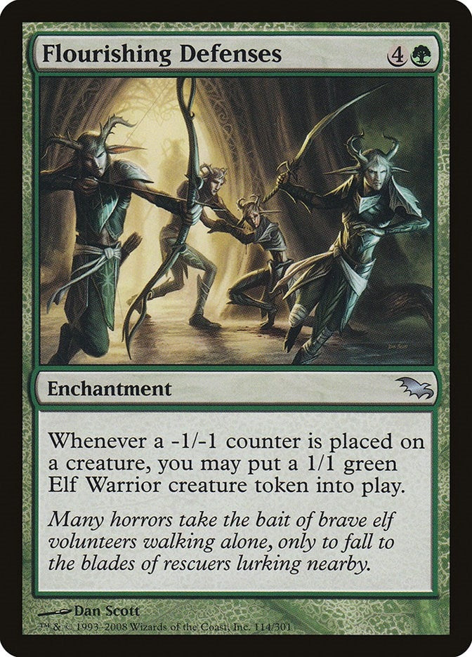 Image for Flourishing Defenses (114) [Shadowmoor]