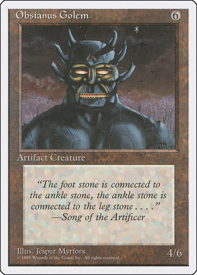 Image for Obsianus Golem [Fourth Edition]