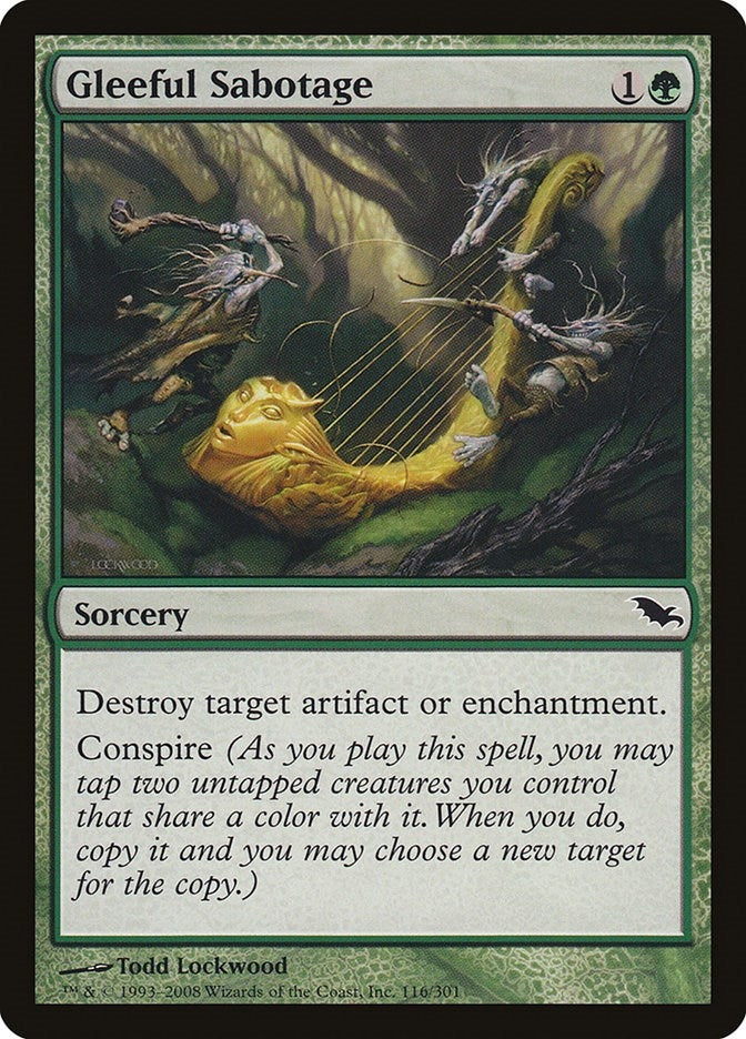 Image for Gleeful Sabotage (116) [Shadowmoor]