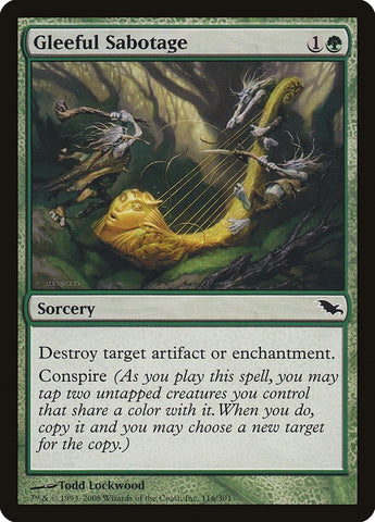 Image for Gleeful Sabotage (116) [Shadowmoor]
