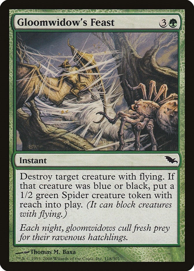 Image for Gloomwidow's Feast (118) [Shadowmoor]