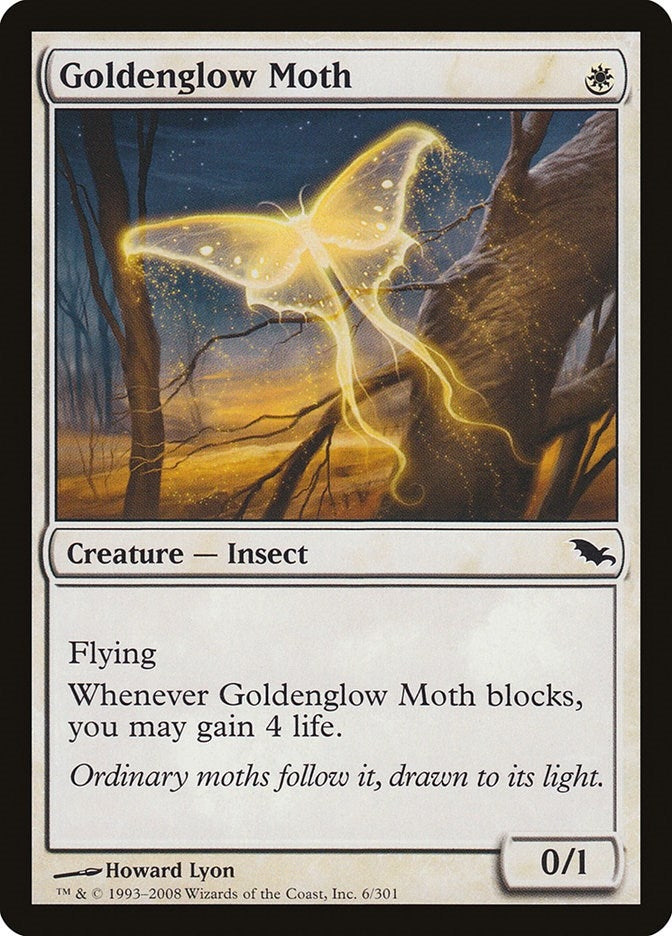 Image for Goldenglow Moth (6) [Shadowmoor]