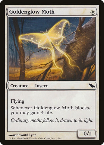 Image for Goldenglow Moth (6) [Shadowmoor]