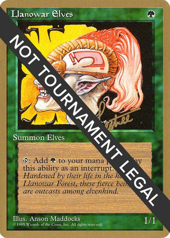 Image for Llanowar Elves - 1996 Bertrand Lestree (4ED) [World Championship Decks]