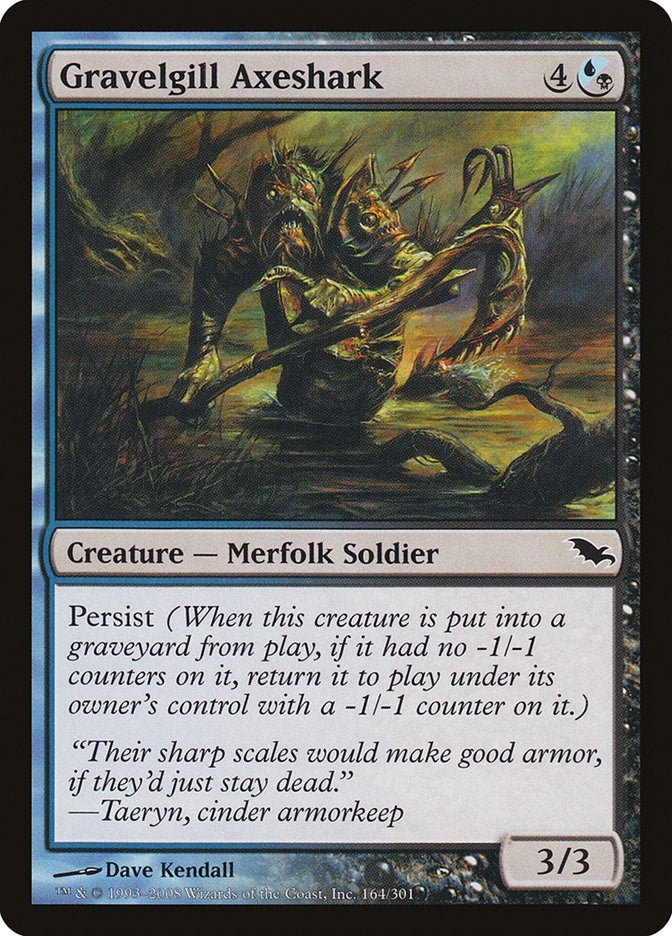 Image for Gravelgill Axeshark (164) [Shadowmoor]
