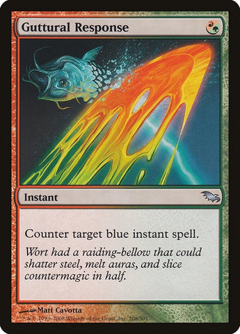 Image for Guttural Response (208) [Shadowmoor]