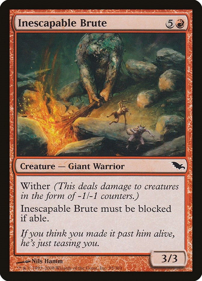 Image for Inescapable Brute (95) [Shadowmoor]