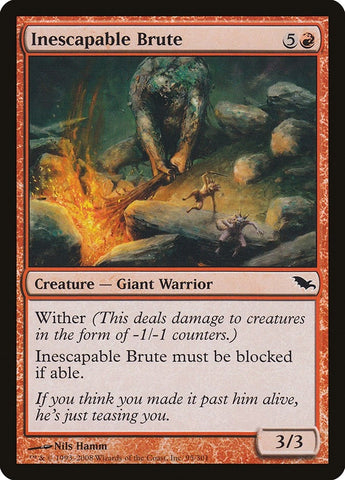 Image for Inescapable Brute (95) [Shadowmoor]