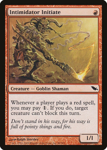 Image for Intimidator Initiate (96) [Shadowmoor]