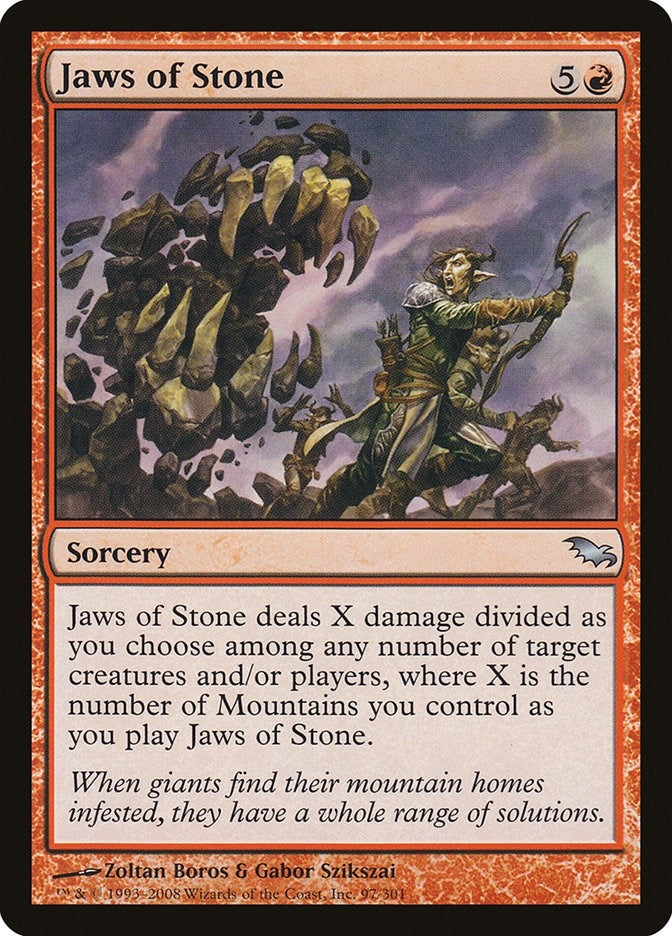 Image for Jaws of Stone (97) [Shadowmoor]