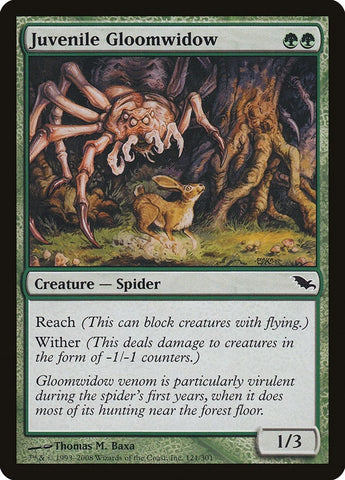 Image for Juvenile Gloomwidow (121) [Shadowmoor]