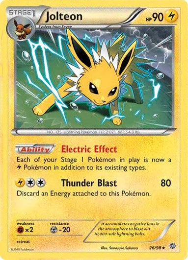 Jolteon - 26/98 (Cosmos Holo) (026/098) (Miscellaneous Cards & Products)
