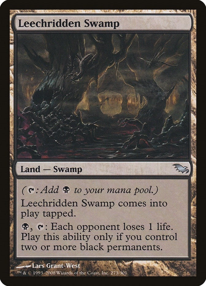 Image for Leechridden Swamp (273) [Shadowmoor]