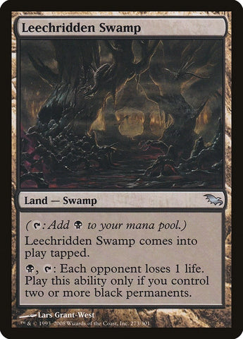 Image for Leechridden Swamp (273) [Shadowmoor]