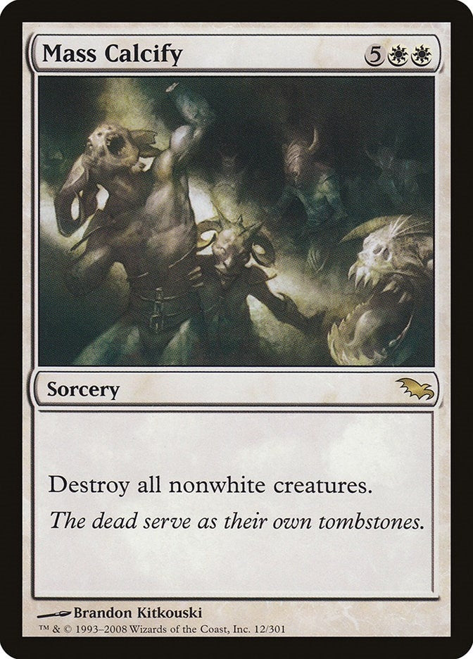Image for Mass Calcify (12) [Shadowmoor]