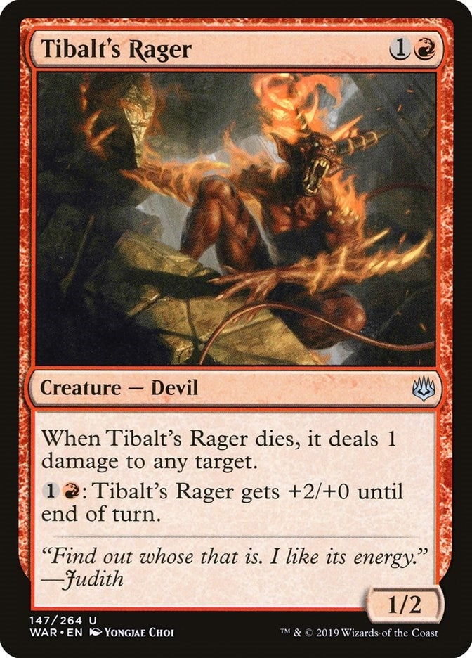 Image for Tibalt's Rager (147) [War of the Spark]