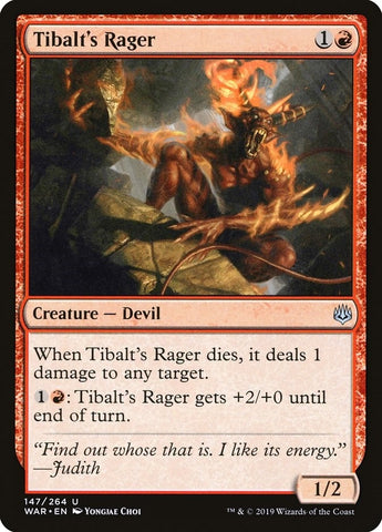 Image for Tibalt's Rager (147) - Magic: The Gathering