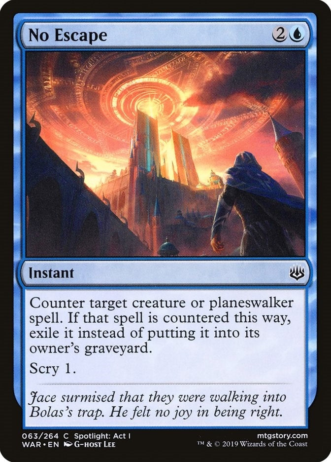 Image for No Escape (63) [War of the Spark]