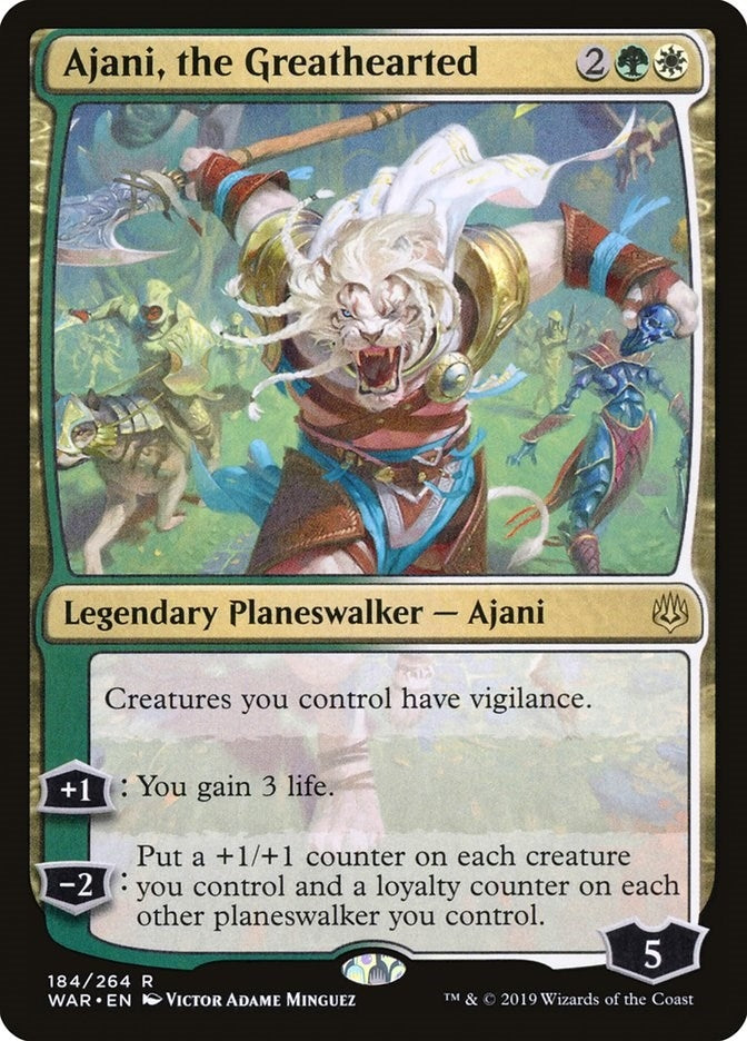 Image for Ajani, the Greathearted (184) [War of the Spark]