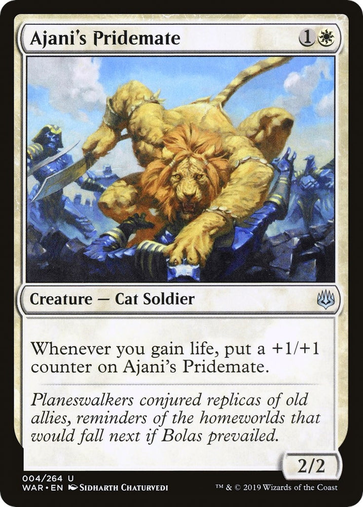 Image for Ajani's Pridemate (4) [War of the Spark]