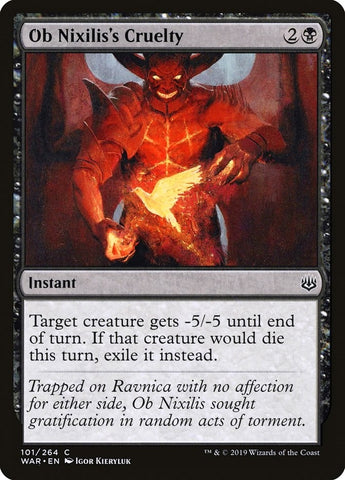 Image for Ob Nixilis's Cruelty (101) [War of the Spark]