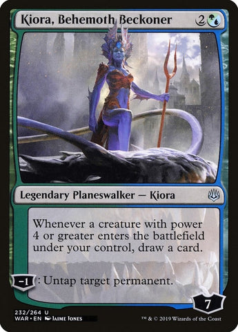 Image for Kiora, Behemoth Beckoner (232) [War of the Spark]