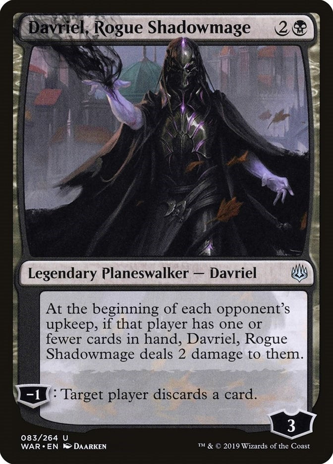 Image for Davriel, Rogue Shadowmage (83) [War of the Spark]