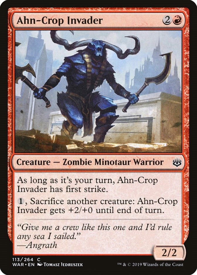 Image for Ahn-Crop Invader (113) [War of the Spark]