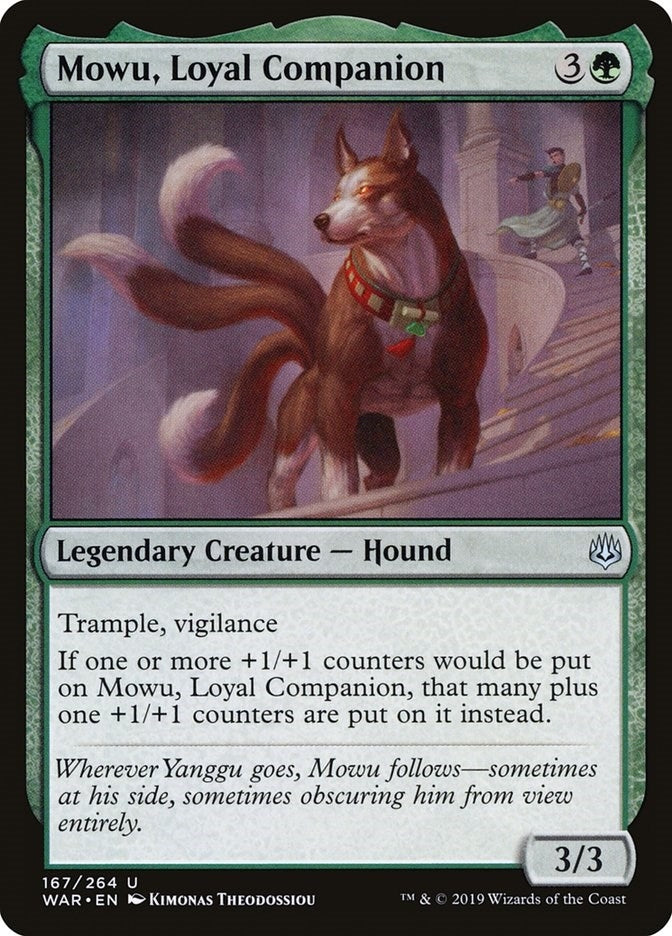 Image for Mowu, Loyal Companion (167) [War of the Spark]