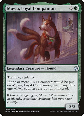 Image for Mowu, Loyal Companion (167) [War of the Spark]