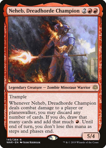 Image for Neheb, Dreadhorde Champion (140) [War of the Spark]