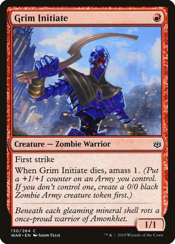 Image for Grim Initiate (130) [War of the Spark]