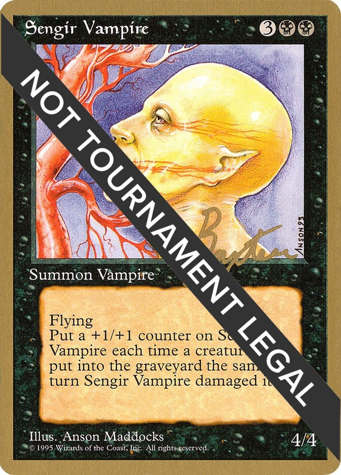 Image for Sengir Vampire - 1996 George Baxter (4ED) [World Championship Decks]